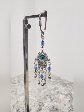 Evil Eye Protection Hanging Bag Charm Keychain